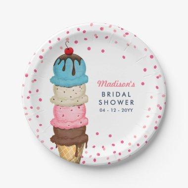 Summer Ice Cream Modern  Paper Plates