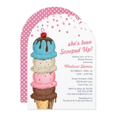 Summer Ice Cream Modern Watercolor
