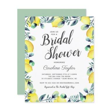 Summer Lemons & Eucalyptus Bright