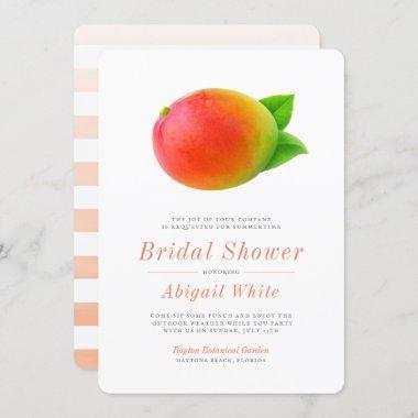 Summer Mango | Outdoor Bridal Shower Invitations