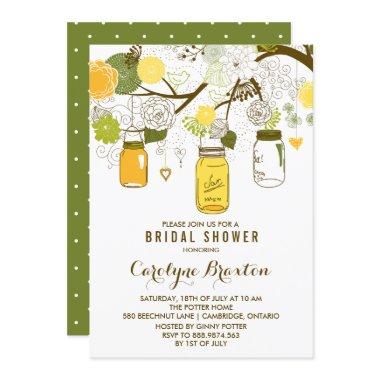 Summer Mason Jars | Bridal Shower Invitations