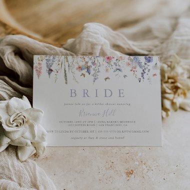 Summer Multicolor Wildflower Bride