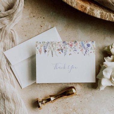 Summer Multicolor Wildflower Thank You Post