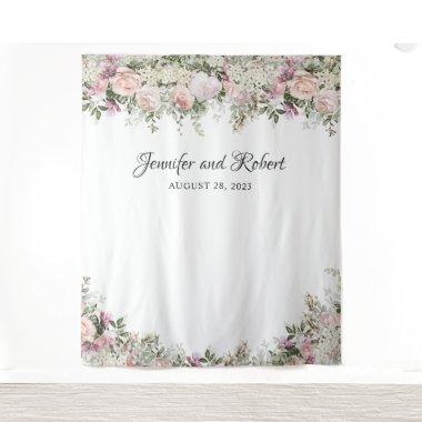 Summer Rose Garden Floral Photo Backdrop