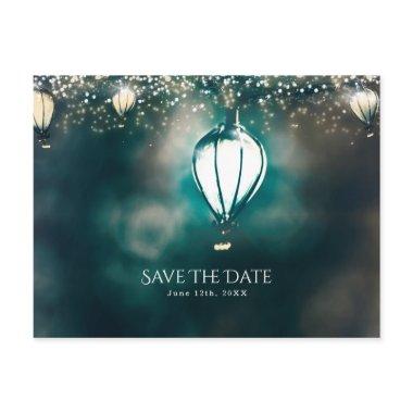 Summer String Lights Enchanted Save the Date Announcement Post