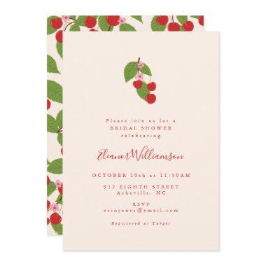 Summer Vintage Red Cherries Boho
