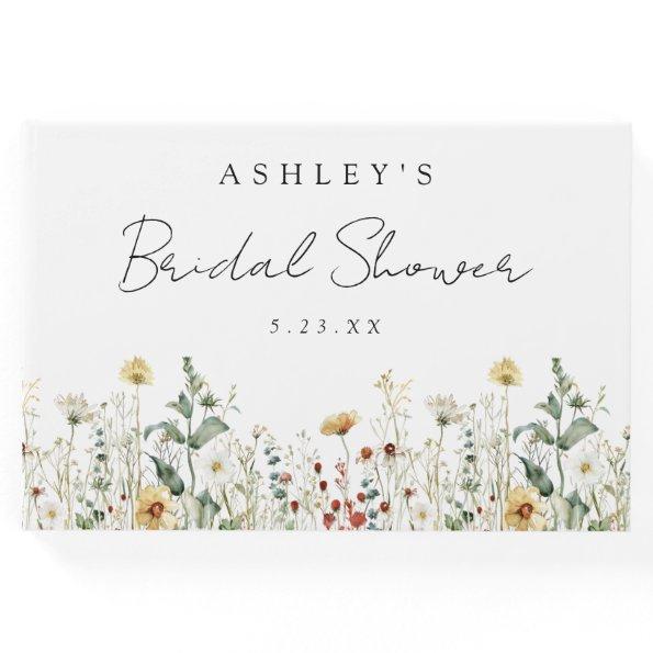 Summer Wildflower Field  Guest Book