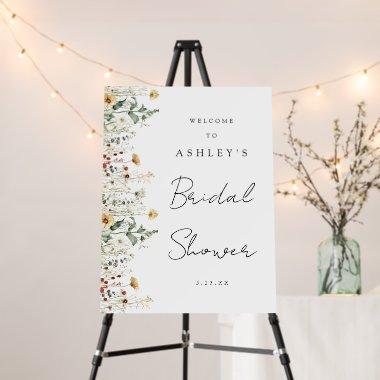 Summer Wildflower Field  Sign