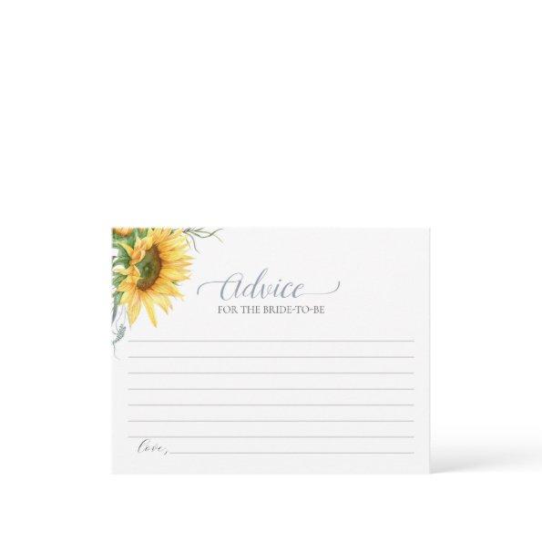 Sunflower Advice For The Bride-To-Be
