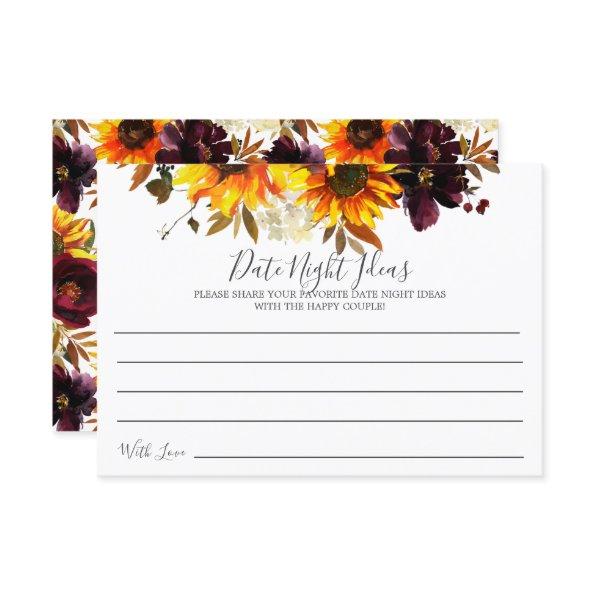 Sunflower Bouquet Floral Date Night Ideas