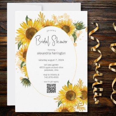 Sunflower Bouquets  with QR Code