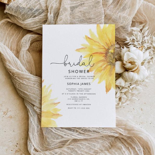 Sunflower bridal shower Invitations