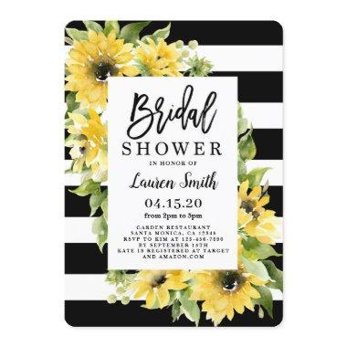 Sunflower bridal shower Invitations