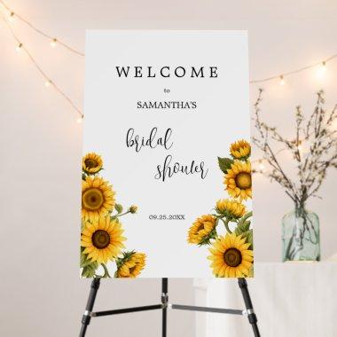 Sunflower  welcome sign
