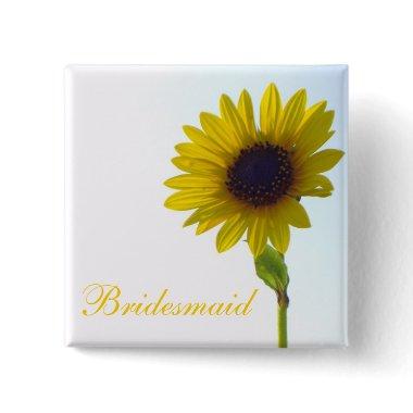 Sunflower Bridesmaid Pin