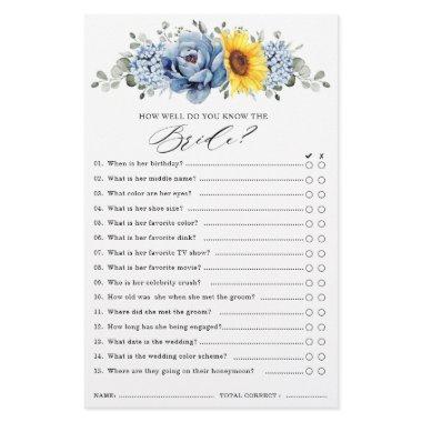 Sunflower Dusty Blue Slate    Game