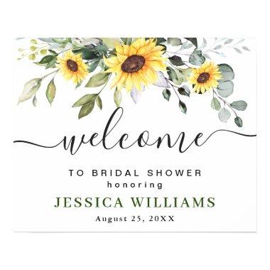 Sunflower Eucalyptus  Welcome Sign