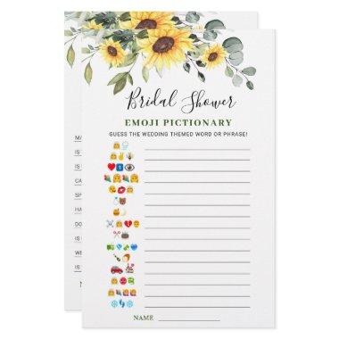 Sunflower Eucalyptus Double-Sided Bridal Game