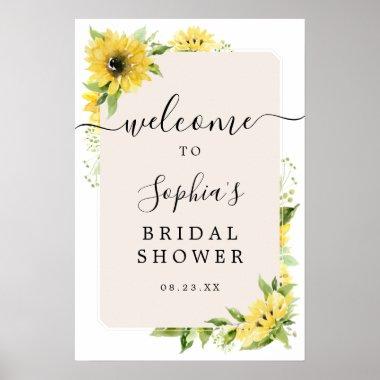 Sunflower Garden Bridal Shower Welcome Sign