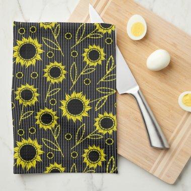 Sunflower kitchen towel