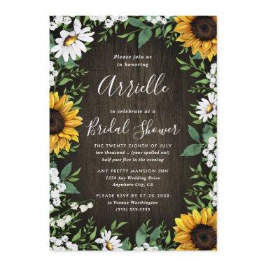 Sunflower Rustic Country Floral