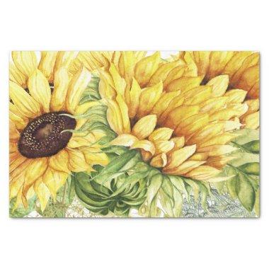 Sunflower Tissue for Gift Wrapping Tissue Paper