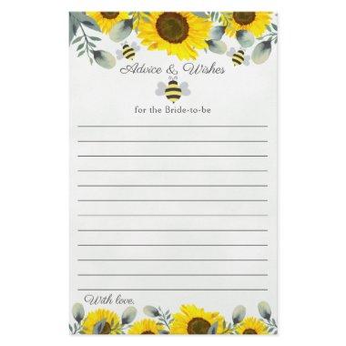 Sunflowers and Bees  Advice Wishes