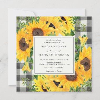 Sunflowers Bridal Shower Invitations
