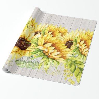 Sunflowers Gift Wrapping Paper