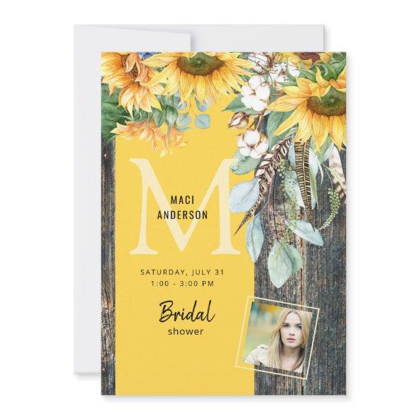 Sunflowers in Bloom Rustic Photo  Inv