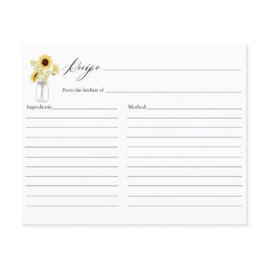 Sunflowers in Mason Jar  Recipe