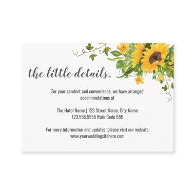 Sunflowers Information And Details Enclosure