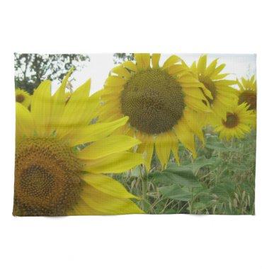 Sunflowers Photo Tea Towel 40.6 cm x 61 cm