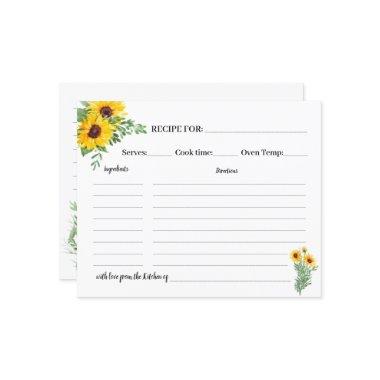 Sunflowers Recipe