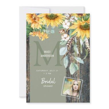 Sunflowers Rustic Photo Sage