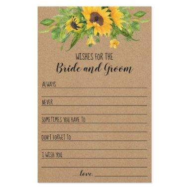 Sunflowers Rustic Wishes for the Couple  Flyer