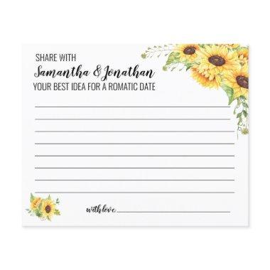 Sunflowers Share Date Idea  Flyer