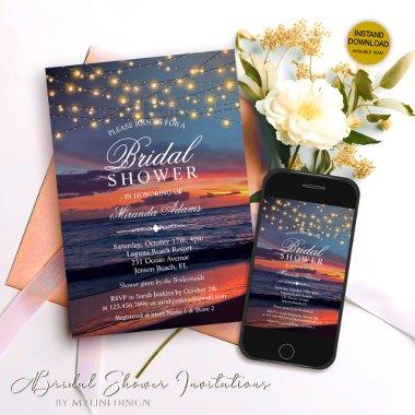 Sunset Beach String Lights Summer