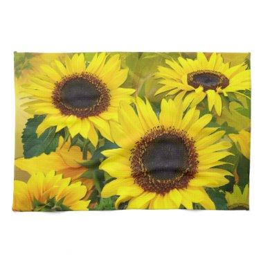 Sunshine Sunflower Kitchen Towel