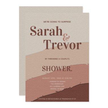 Surprise Couple's Shower Ivory Almond Cream