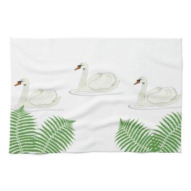 Swans Towel 16" x 24"