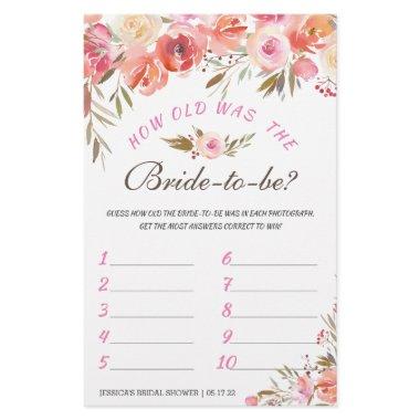 Sweet Blush Floral Double-Sided  Game