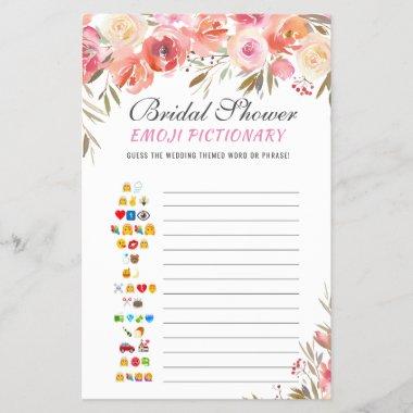 Sweet Blush Floral Double-Sided Bridal Shower Game