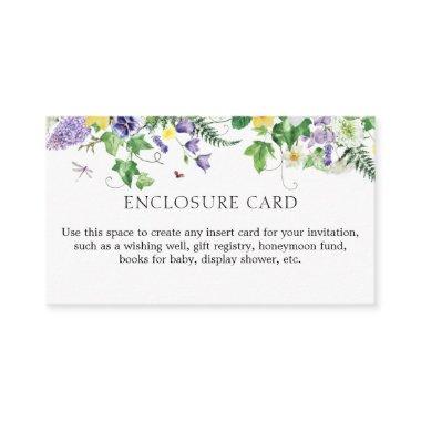 Sweet Daffodils and Wildflowers Enclosure Invitations