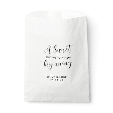 Sweet Ending to a New Beginning Treat Favor Bag