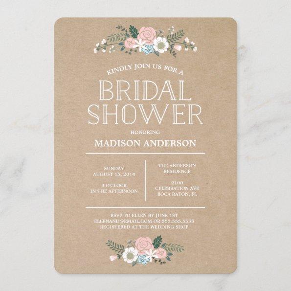 Sweet Floral | Bridal Shower Invitations