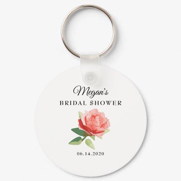 Sweet Flower Bridal Shower Keychain