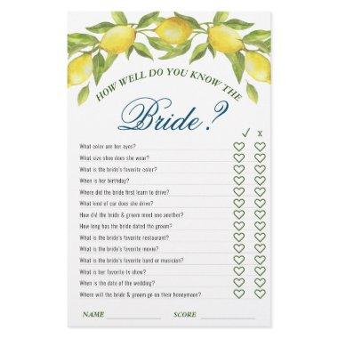 Sweet Lemons & Greenery Chic  Game