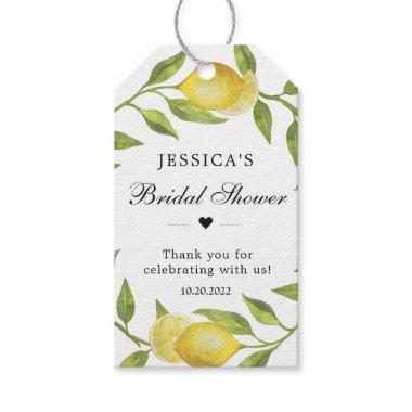 Sweet Lemons & Greenery Gift Favor Tag Thank You