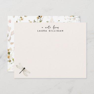 Sweetest Pink Floral Personalized Stationery Note Invitations